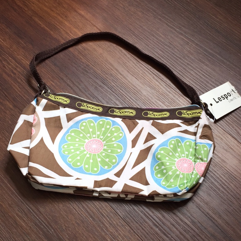 LeSportSac Demi Retro Flower Handbag NWT